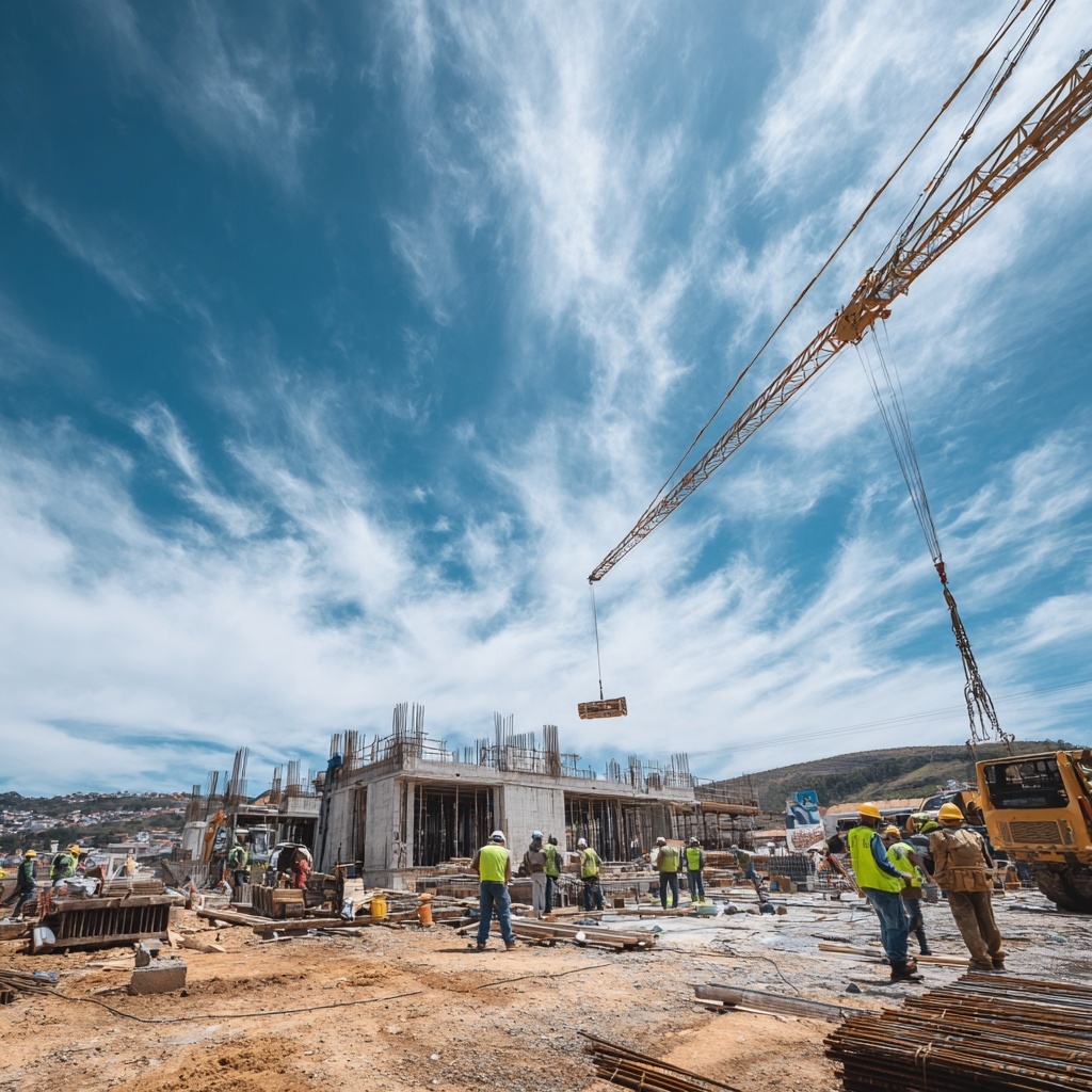 construção de casas populares